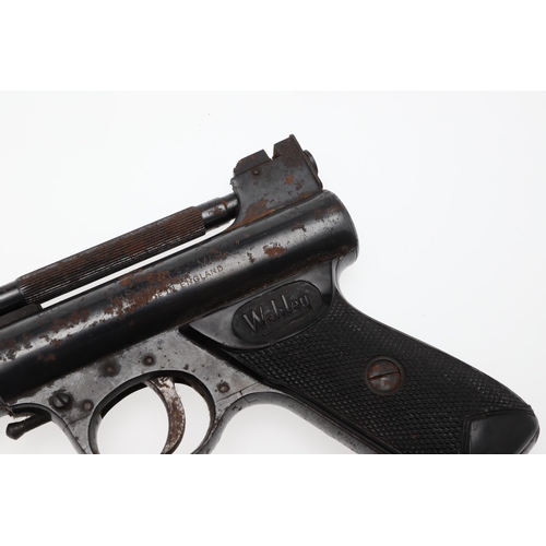 65 - A WEBLEY .22 MARK 1 AIR PISTOL. A Webley Air Pistol, marked to the sides 'Webley Air Pistol Mark I M... 