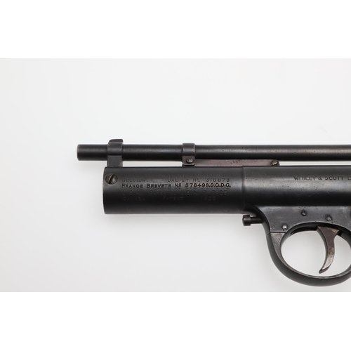 66 - A WEBLEY MARK ONE .22 AIR PISTOL. A Webley Air Pistol, marked to the sides 'Webley Air Pistol Mark I... 