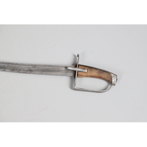 70 - A 1788 PATTERN LIGHT CAVALRY SWORD. With a 91 cm curved pointed blade with broad fuller, straight cr... 