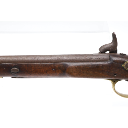 9 - A VICTORIAN TOWER ISSUED 1856 PATTERN PISTOL DATED 1857. With a 25 cm (ten inch) tapering barrel wit... 