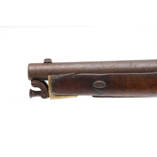 9 - A VICTORIAN TOWER ISSUED 1856 PATTERN PISTOL DATED 1857. With a 25 cm (ten inch) tapering barrel wit... 