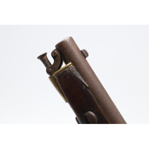 9 - A VICTORIAN TOWER ISSUED 1856 PATTERN PISTOL DATED 1857. With a 25 cm (ten inch) tapering barrel wit... 