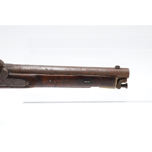 9 - A VICTORIAN TOWER ISSUED 1856 PATTERN PISTOL DATED 1857. With a 25 cm (ten inch) tapering barrel wit... 