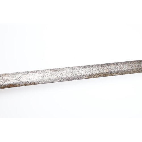 95 - A VICTORIAN HONOURABLE ARTILLERY COMPANY OFFICER'S DRESS SWORD. With a 79cm straight pointed double ... 