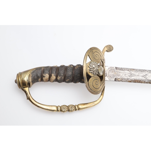 95 - A VICTORIAN HONOURABLE ARTILLERY COMPANY OFFICER'S DRESS SWORD. With a 79cm straight pointed double ... 