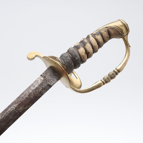 95 - A VICTORIAN HONOURABLE ARTILLERY COMPANY OFFICER'S DRESS SWORD. With a 79cm straight pointed double ... 