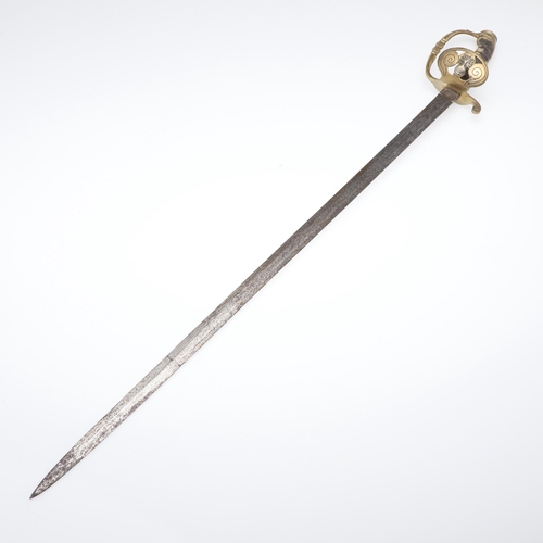 95 - A VICTORIAN HONOURABLE ARTILLERY COMPANY OFFICER'S DRESS SWORD. With a 79cm straight pointed double ... 