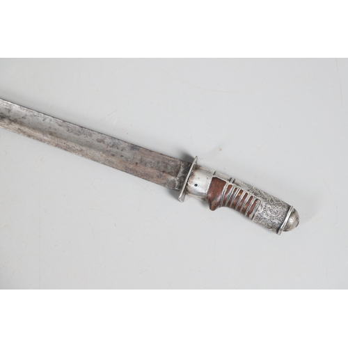 96 - A MID 19TH CENTURY RUSSIA NSHASHKA BALKANS COSSACK CAVALRY SWORD. With an 81 cm slightly curved blad... 