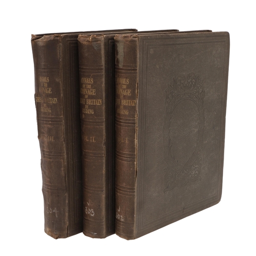 1080 - ANNALS OF THE COINAGE OF GREAT BRITAIN, 1840, THE REV. ROGERS RUDING. 3 VOLUMES. Annals of the Coina... 