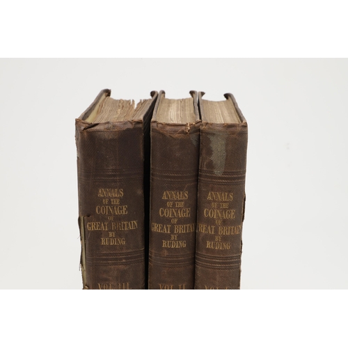 1080 - ANNALS OF THE COINAGE OF GREAT BRITAIN, 1840, THE REV. ROGERS RUDING. 3 VOLUMES. Annals of the Coina... 