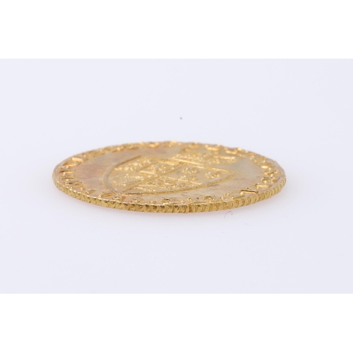 1087 - A GEORGE III 'SPADE' GUINEA, 1788. A George III Guinea, fifth laureate and draped bust r. Reverse wi... 