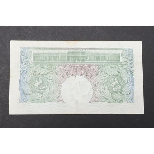 597 - A BANK OF ENGLAND SERIES 'A' ONE POUND NOTE. A Series 'A' Britannia issue one pound note number F72 ... 