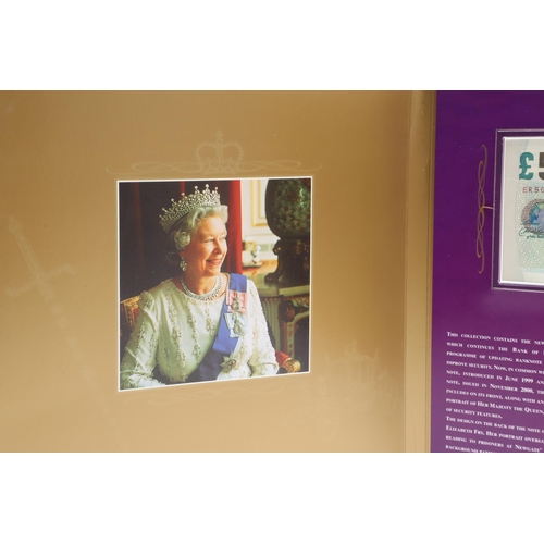 605 - TWO CONSECUTIVE GOLDEN JUBILEE PRESENTATION ROYAL MINT COIN AND NOTE SETS. Royal Mint presentation s... 