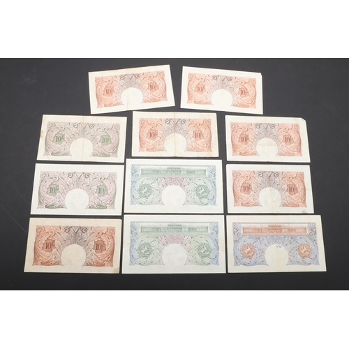 608 - A COLLECTION OF BANK OF ENGLAND BRITANNIA ISSUE BANKNOTES. A collection of notes comprising Series '... 