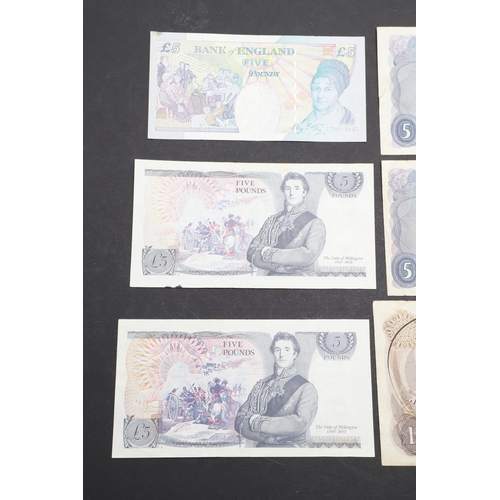 609 - A COLLECTION OF BANK OF ENGLAND BANKNOTES TO INCLUDE TEN POUND NOTES. A collection of banknotes incl... 