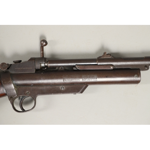 55 - A WEBLEY SERVICE .177 AIR RIFLE MARK II. With a 64cm barrel, marked to the side 'Webley Service Air ... 