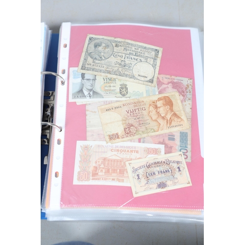 622 - AN EXTENSIVE COLLECTION OF WORLD BANKNOTES. Three albums of World Banknotes, numerous countries to i... 