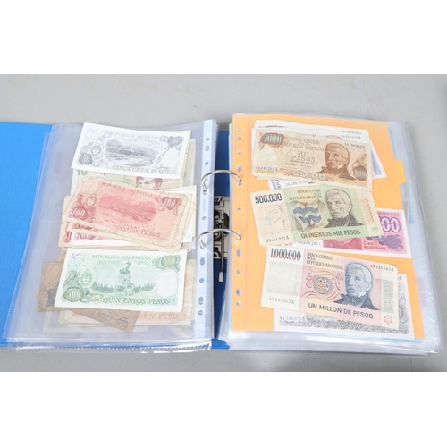 622 - AN EXTENSIVE COLLECTION OF WORLD BANKNOTES. Three albums of World Banknotes, numerous countries to i... 