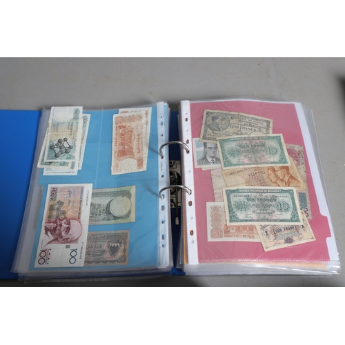 622 - AN EXTENSIVE COLLECTION OF WORLD BANKNOTES. Three albums of World Banknotes, numerous countries to i... 