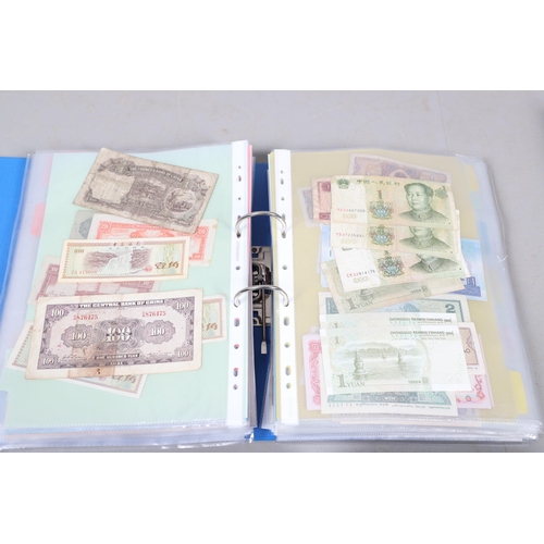 622 - AN EXTENSIVE COLLECTION OF WORLD BANKNOTES. Three albums of World Banknotes, numerous countries to i... 