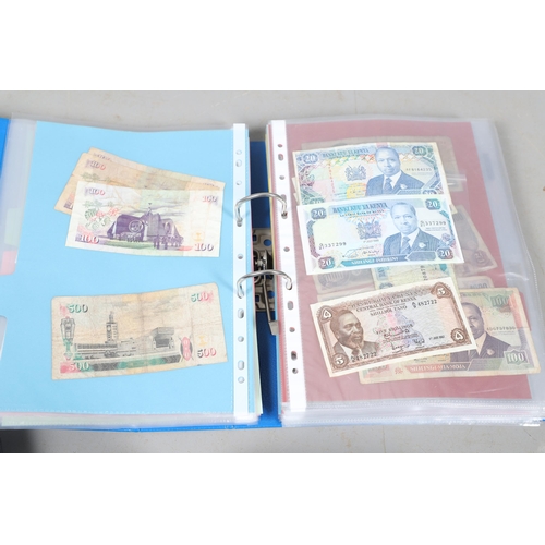 622 - AN EXTENSIVE COLLECTION OF WORLD BANKNOTES. Three albums of World Banknotes, numerous countries to i... 