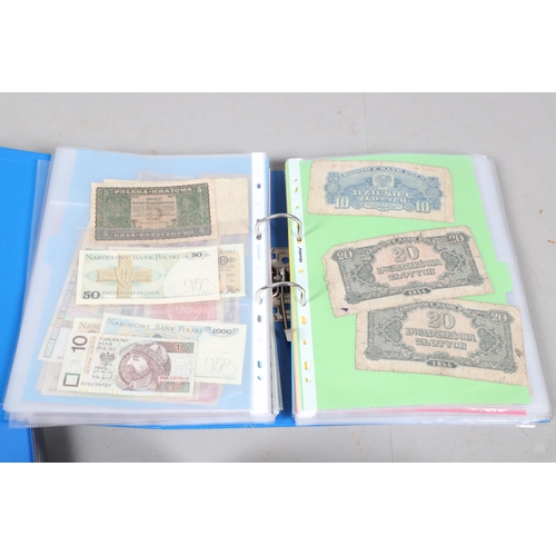 622 - AN EXTENSIVE COLLECTION OF WORLD BANKNOTES. Three albums of World Banknotes, numerous countries to i... 