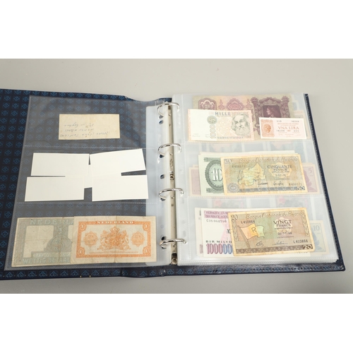 623 - AN ALBUM OF OVER 150 WORLD BANK NOTES TO INCLUDE INDONESIA, IRAQ, CAMBODIA, ISRAEL AND OTHER COUNTRI... 