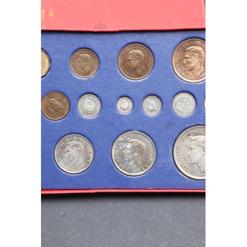 634 - A GEORGE VI FOURTEEN COIN PROOF SET, 1937. A George VI 1937 15 coin proof set comprising Crown, bare... 