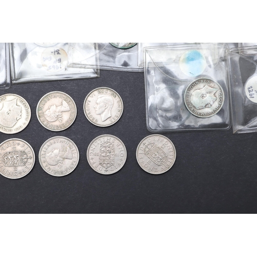 637 - A DATE RUN OF GEORGE V, GEORGE VI AND ELIZABETH II PRE-DECIMAL SHILLLINGS. George V: bare head l. Re... 