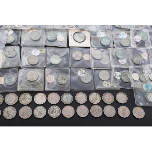 637 - A DATE RUN OF GEORGE V, GEORGE VI AND ELIZABETH II PRE-DECIMAL SHILLLINGS. George V: bare head l. Re... 