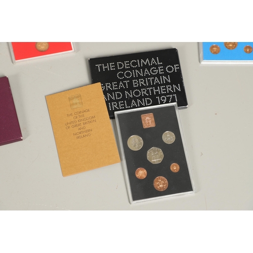 645 - A COLLECTION OF ROYAL MINT UNCIRCULATED YEAR SETS, 1970 -. A collection of Royal Mint annual uncircu... 