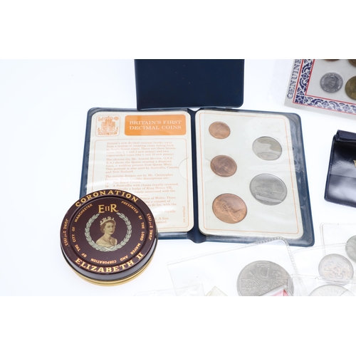 648 - A COLLECTION OF GREAT BRITAIN AND WORLD COINS TO INCLUDE. World coins to include coins from Spain, F... 