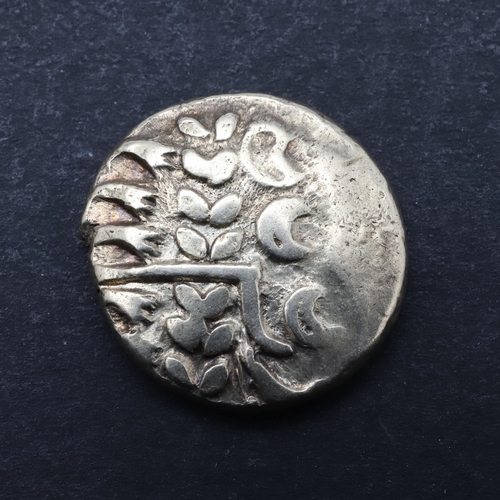 680 - BRITISH IRON AGE, DUROTRIGES OR BELGEA, CHUTE TYPE SILVER STATER. Durotriges or Belgae, Uninscribed ... 