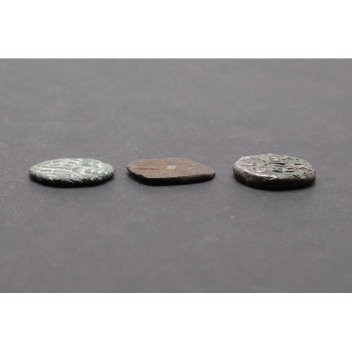 681 - BRITISH IRON AGE, DUROTRIGES, STATER AND TWO OTHERS. Durotriges, Uninscribed series, base silver or ... 