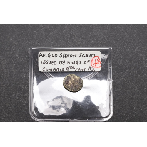 682 - BRITISH IRON AGE COINS: CANTIACI AND KINGS OF CUMBRIA. A Cantii coin, Thurrock near Deal in Kent, ob... 