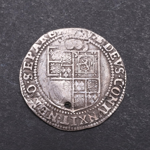 745 - A JAMES I SIXPENCE 1605. A hammered silver sixpence, fourth crowned bust r. with value behind, Rever... 