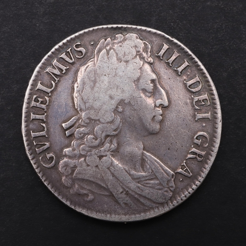 753 - A WILLIAM III CROWN, 1696. A William III Crown, third draped bust, r. reverse with cruciform shields... 