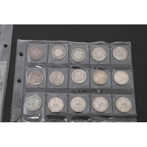 827 - A COLLECTION OF SHILLINGS, QUEEN VICTORIA AND LATER. Shillings: 1853, 1871, 1879, 1892, 1894, 1895, ... 