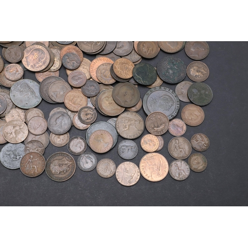 833 - PARTIAL DATE RUNS OF VICTORIAN AND LATER COPPER. Cartwheel 2d for 1797. Pennies: 1855,  1862, 1867, ... 