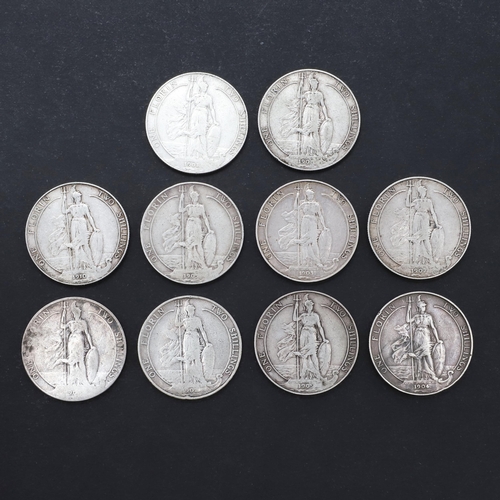 838 - A COLLECTION OF EDWARD VII FLORINS, 1902 AND LATER. A collection of Edward VII Florins, bare head r.... 