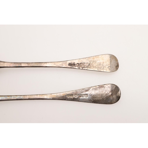 33 - A VICTORIAN PART-CANTEEN OF SCOTTISH SILVER FLATWARE. Old English pattern, initialled 