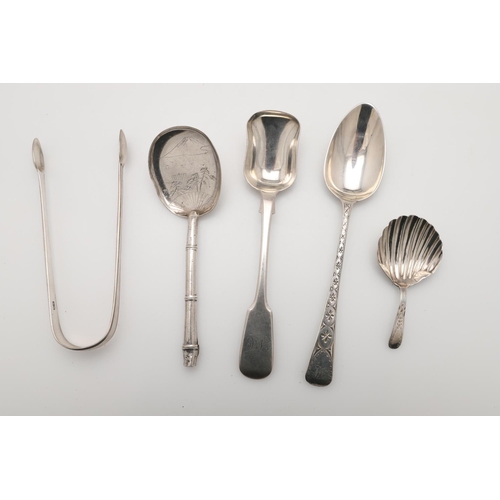 4 - EIGHT VARIOUS SILVER TABLESPOONS. some pieces initialled or crested, mixed patterns, makers & dates,... 