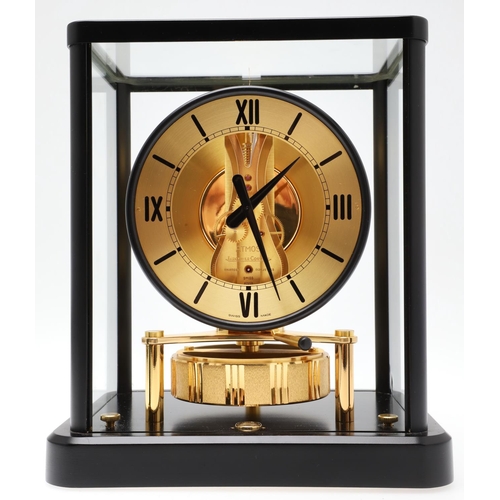 854 - A 1980S JAEGER - LECOULTRE ATMOS RIVOLI CLOCK. movement calibre 540, the 4 3/4