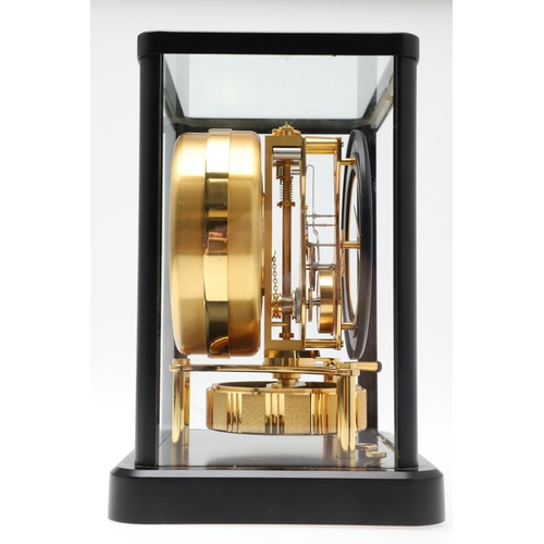 854 - A 1980S JAEGER - LECOULTRE ATMOS RIVOLI CLOCK. movement calibre 540, the 4 3/4