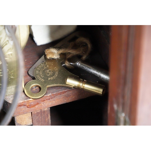 866 - A SUBSTANTIAL LATE 19TH CENTURY MAHOGANY BRACKET CLOCK. the 8