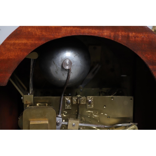 866 - A SUBSTANTIAL LATE 19TH CENTURY MAHOGANY BRACKET CLOCK. the 8