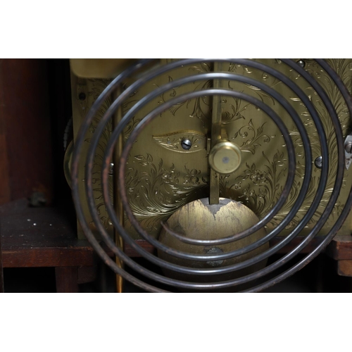 866 - A SUBSTANTIAL LATE 19TH CENTURY MAHOGANY BRACKET CLOCK. the 8