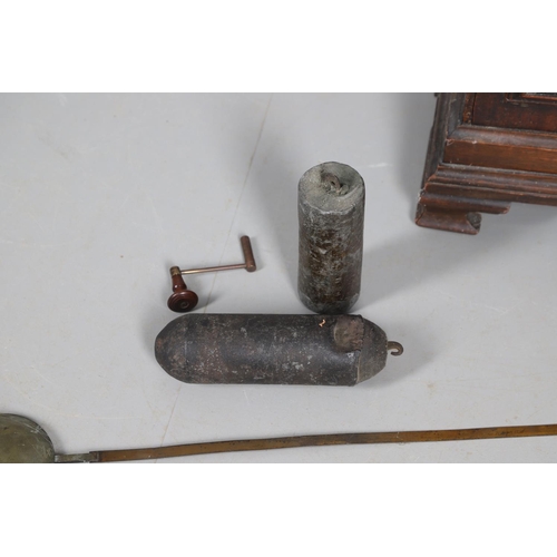 874 - A LATE 18TH CENTURY EIGHT DAY MAHOGANY LONGCASE CLOCK. the 12
