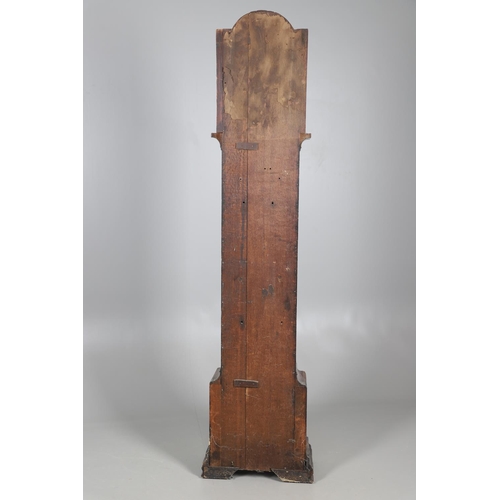 874 - A LATE 18TH CENTURY EIGHT DAY MAHOGANY LONGCASE CLOCK. the 12