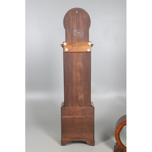 875 - A MID-19TH CENTURY MAHOGANY LONGCASE REGULATOR. the 13